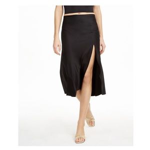 DANIELLE BERNSTEIN x MACYS black midi skirt